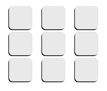 Kjøleskapsmagneter 9 stk